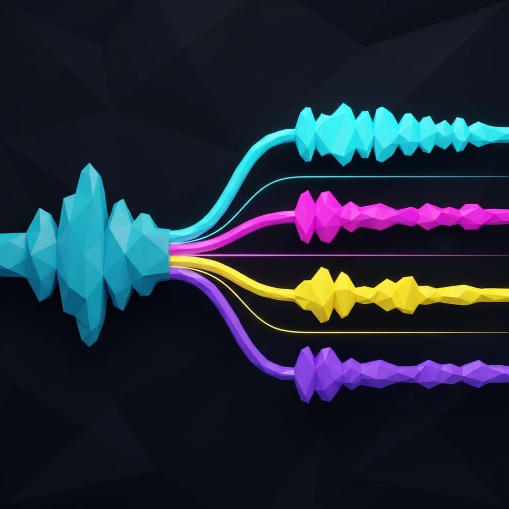 O que significa "Divisor de stems"?